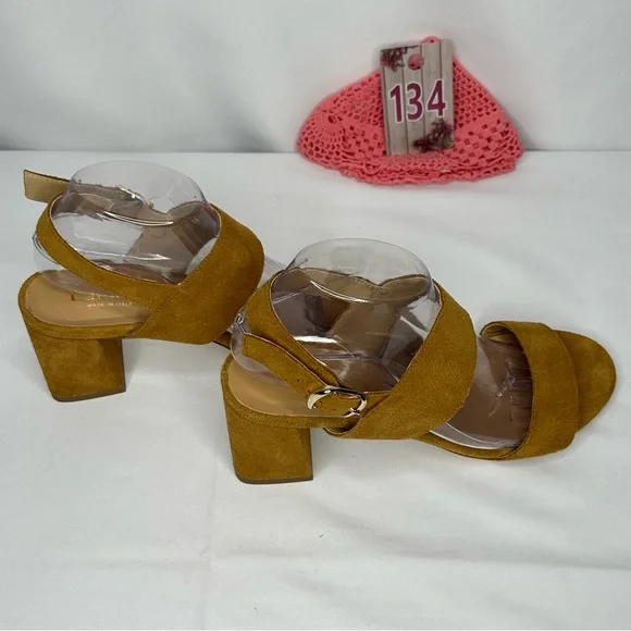 NW/OT Lamica Cognac Leather Slingback Sandal Size 9/40 - Picture 5 of 11